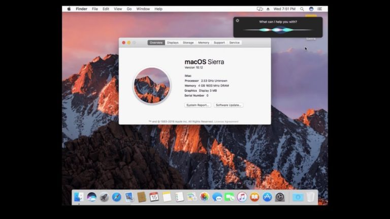 Download mac os sierra using windows